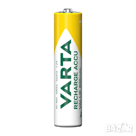 Varta Value Accu AAA 800 mAh батерия, снимка 2 - Аксесоари и консумативи - 55865210