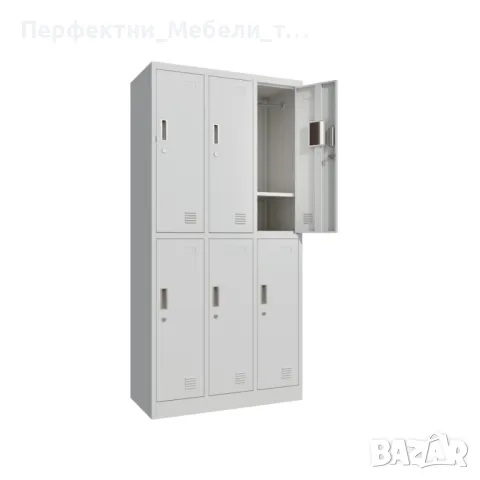 Метален гардероб за 6 души,гардероб с 9 врати-на склад!доставка до 2 дни!, снимка 2 - Шкафове и рафтове - 48245841