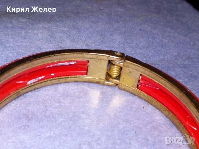 ПРЕКРАСНА МЕСИНГОВА ПОЗЛАТЕНА ФЕШЪН АРТ ГРИВНА 37924, снимка 6 - Гривни - 40837182