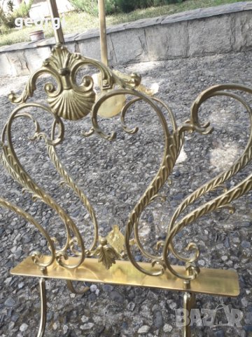 Уникална бронзова поставка за вестници и списания, снимка 11 - Декорация за дома - 34038850