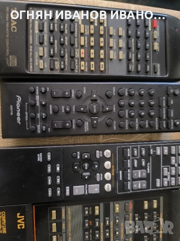 Technics/Panasonic/JVC/Teac/Pioneer/Yamaha оригинални дистанционни , снимка 5 - Ресийвъри, усилватели, смесителни пултове - 52520575