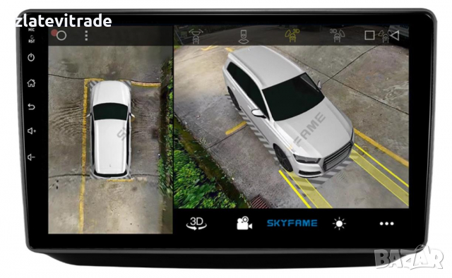 SKODA FABIA 2007-2014 SILVER - 10'' Андроид НАВИГАЦИЯ, снимка 2 - Навигация за кола - 36268518