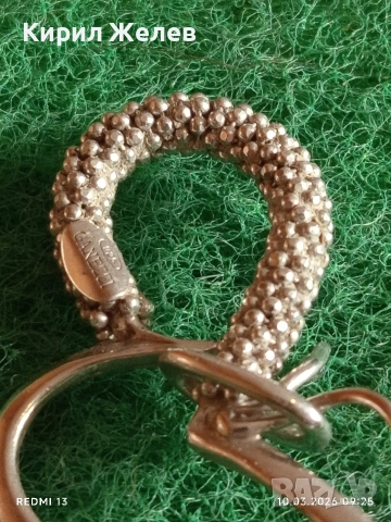 Марково сребърно Арт бижу GANEZZI майсторска изработка 54209, снимка 4 - Колиета, медальони, синджири - 53777204