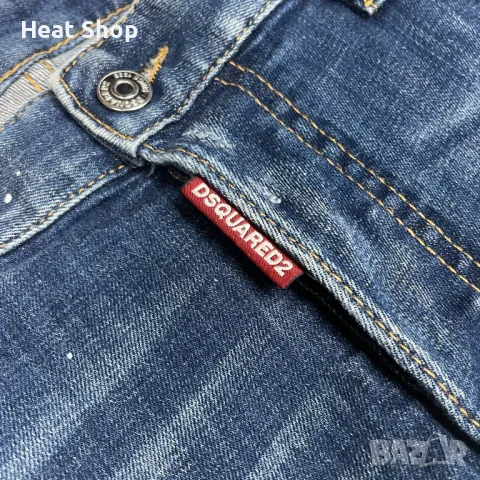 Мъжки дънки Dsquared2 Slim Fit Skater Jeans, снимка 3 - Дънки - 48576422