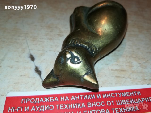 КОТЕ-6Х4Х3см-МИНИАТюРА 1710211829, снимка 12 - Антикварни и старинни предмети - 34495339