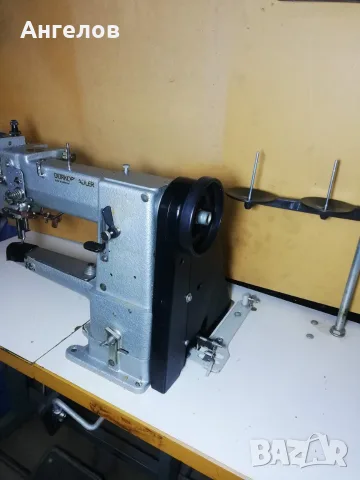 Dürkopp Adler 69-373 ръкавна машина троен транспорт за кожа, снимка 3 - Други машини и части - 55900031