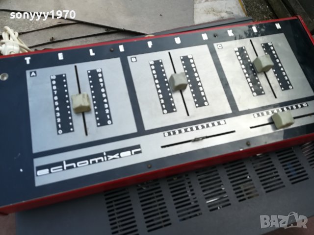*TELEFUNKEN ANALOG ECHOMIXER 0310231608LK, снимка 9 - Ресийвъри, усилватели, смесителни пултове - 42418702