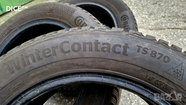 4бр 205/55/16 зимни гуми Continental TS870. Континентал , снимка 10 - Гуми и джанти - 52560044