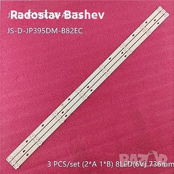 Диодни ленти комплект 3 бр/pcs JS-D-JP395DM-A81EC/B82EC, снимка 2 - Части и Платки - 41695668