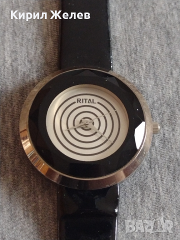 Модерен дамски часовник RITAL QUARTZ с кожена каишка много красив - 21785, снимка 1 - Дамски - 36229006