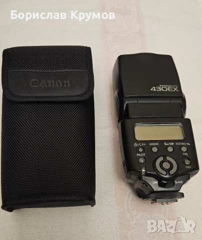 Canon EOS 350D + Светкавица Canon Speedlite 430EX II, снимка 4 - Фотоапарати - 52436984