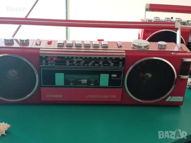 Продавам mini boombox Fisher ph 845 L red , снимка 6 - Радиокасетофони, транзистори - 44841229