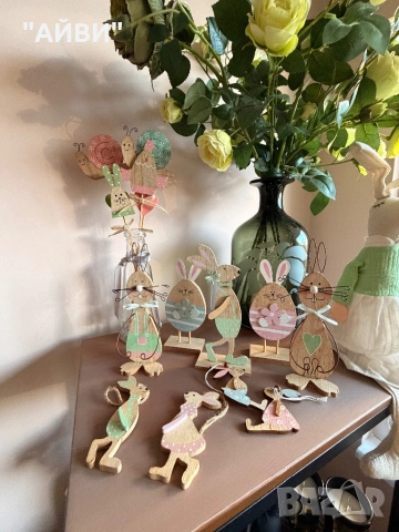 Великденска дървена декорация, снимка 7 - Декорация за дома - 53785070
