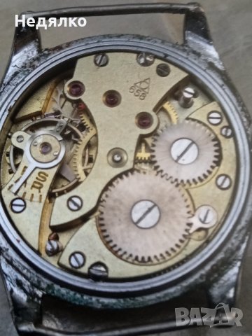 Много рядък немски ръчен часовник,военен, снимка 10 - Антикварни и старинни предмети - 42448628
