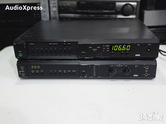 📻 Braun T1 – немски FM тунер от серията Atelier