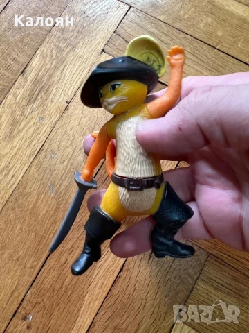 Играчка от Макдоналдс котарака в чизми от Шрек, снимка 3 - Други - 50970159