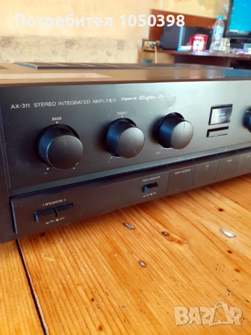 Прекрасен усиловател JVC AX-311 BK Dynamic SUPER A- Японска мощна машина., снимка 4 - Ресийвъри, усилватели, смесителни пултове - 52846011