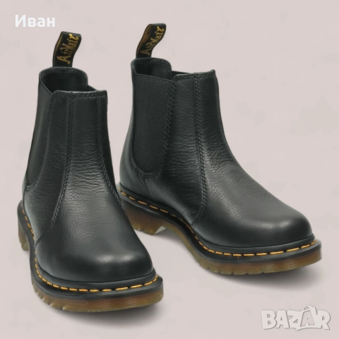 Нови дамски боти Dr. Martens естествена кожа, снимка 2 - Дамски боти - 52860216