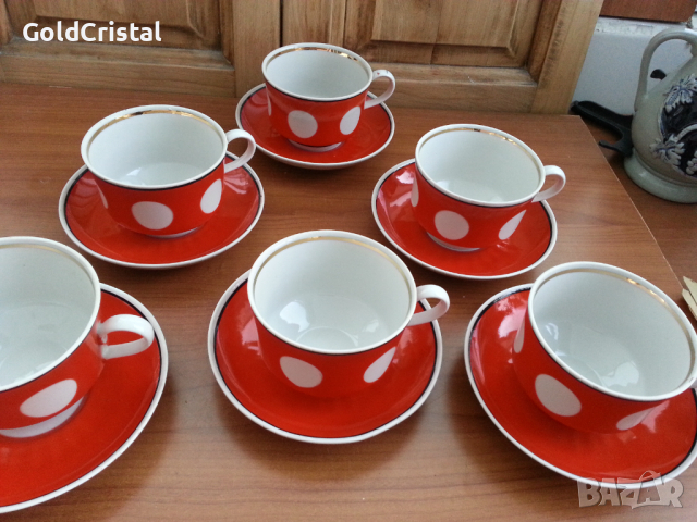 Руски порцелан чаши за чай, снимка 8 - Други ценни предмети - 36437826