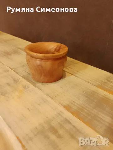 Дървена купичка, снимка 2 - Други - 47993545