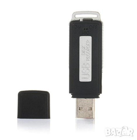 Диктофон 32GB USB Скрит Аудио Рекордер 400ч Записвач 24ч Без Прекъсване Звукозаписвач Подслушвател, снимка 11 - Аудиосистеми - 41370738