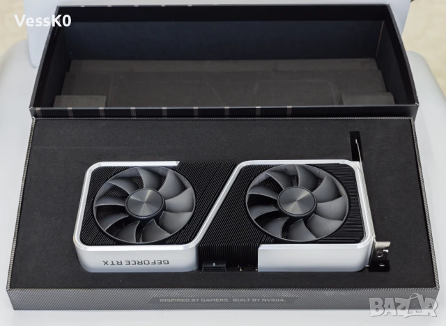 NVIDIA GeForce RTX 3060 Ti Founders Edition 8GB GDDR6, снимка 8 - Видеокарти - 50908101