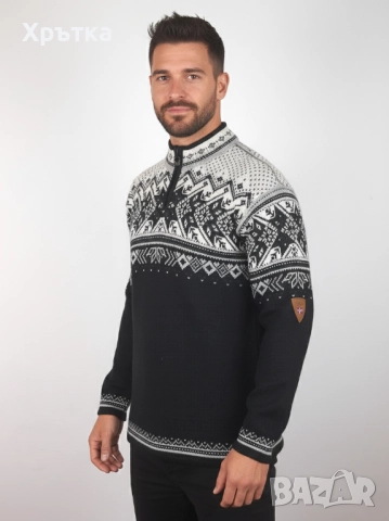 Dale of Norway Vail - Оригинален мъжки пуловер с цип размер S