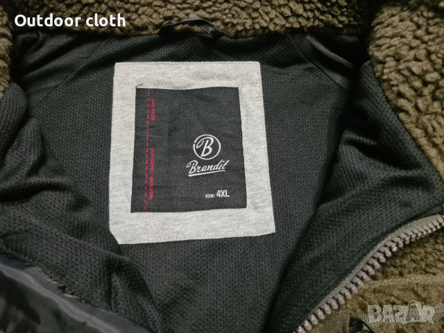 Brandit XXXXL поларена горница лов риболов туризъм бушкрафт тактически, снимка 5 - Екипировка - 42182643