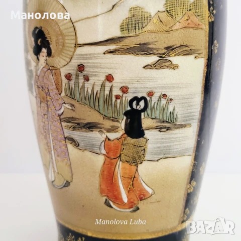 Порцеланова ваза Kinkozan Sobei., снимка 9 - Колекции - 50743351