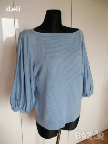 ESCADA Original Size L Коприна и Памук Страхотна , снимка 3 - Блузи с дълъг ръкав и пуловери - 51256889