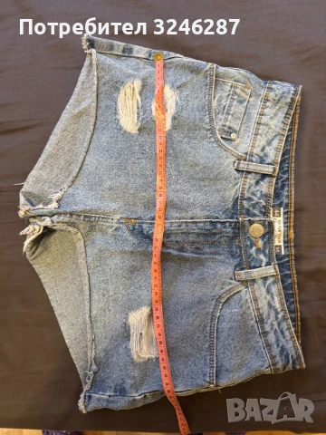 Дънкови къси панталонки, снимка 3 - Къси панталони и бермуди - 50792249