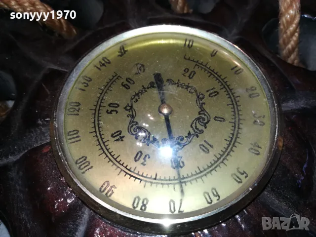 MADE IN SPAIN-БАРОМЕТЪР РУЛ 43СМ-ВНОС FRANCE LNWCR1211241000, снимка 12 - Антикварни и старинни предмети - 47935920