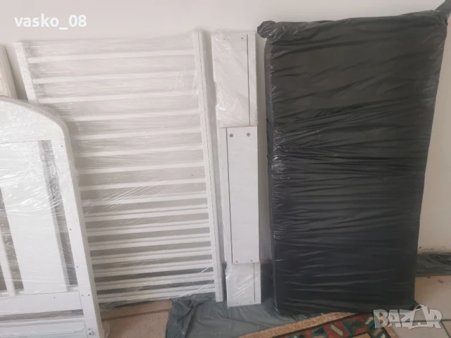 Ново_бебешко легло tymon 60x120 + матрак, снимка 4 - Бебешки легла и матраци - 50623610