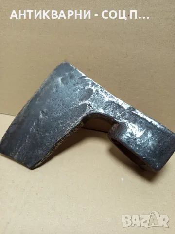 Соц Стара Ръчно Кована Брадва Номер 10. Тегло 1.400кг., снимка 6 - Антикварни и старинни предмети - 49731987