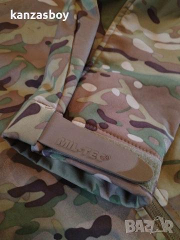 Mil-Tec Jacket Delta Fleece Multitarn - ловно софтшел яке КАТО НОВО 2ХЛ, снимка 7 - Якета - 52496590