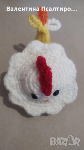 Кошничка за Великденско яйце (перашка) във вид на пиленце , снимка 4 - Декорация за дома - 53724612