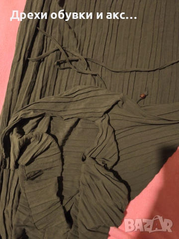 Дълга рокля 60 см широчина едностранно - 10 евро като нова, снимка 5 - Рокли - 53833772