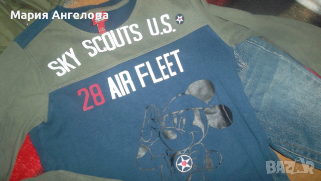 грейка"Бенетон",блузка и дънки, снимка 7 - Детски комплекти - 36495238