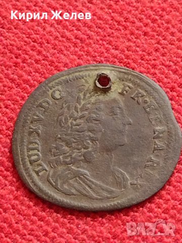 РЯДКА МОНЕТА Луй петнадесети Франция жетон УНИКАТ ЗА КОЛЕКЦИОНЕРИ 28692