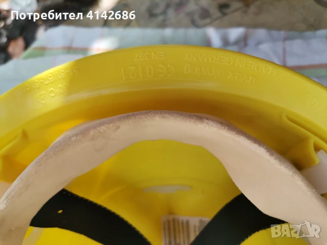 Немска строителна каска Uvex airwing, снимка 3 - Други - 51259689