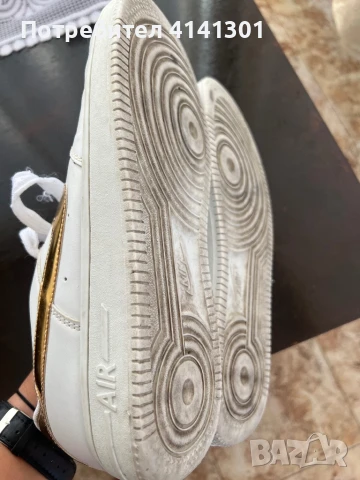 Кецове Nike, металическо златно , снимка 5 - Кецове - 50695138