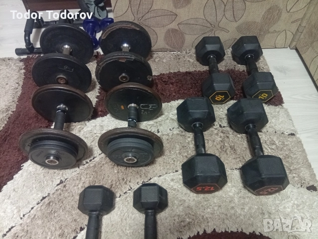 Дъмбели разпродажба , снимка 2 - Фитнес уреди - 52775894