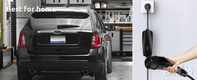 Зарядна станция Type2 за електромобили с WiFi Bluetooth управление, 6 м FNRIDS, снимка 11 - Аксесоари и консумативи - 49349444