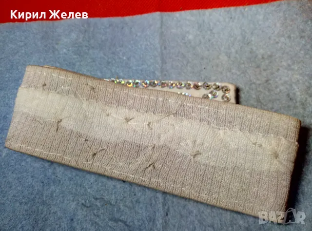 Стар ЕТНОГРАФСКИ ДАМСКИ КЕНАРЕН КОЛАН УКРАСЕН с ФЛОРАЛНИ МОТИВИ от БЛЕСТЯЩИ ПАЙЕТИ 47564, снимка 8 - Антикварни и старинни предмети - 47962834