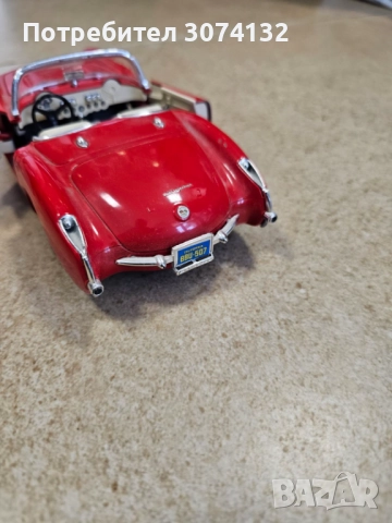 Метална колекционерска количка CHEVROLET CORVETTE 1957 ОПИСАНИЕ, снимка 3 - Колекции - 52447690