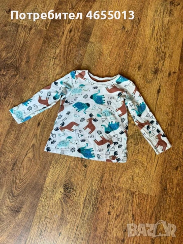 ПОДАРЯВАМ Комплект 5бр. детски блузи с дълъг ръкав, снимка 3 - Детски Блузи и туники - 52476509