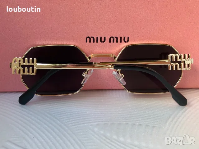 Miu 2024 дамски слънчеви очила осмоъгълни 3 цвята, снимка 11 - Слънчеви и диоптрични очила - 48004668