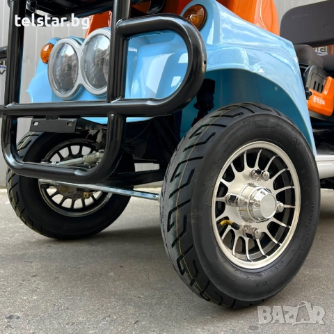 Електрическа четириколка Luxor 1500W 23Ah триместна с покрив Нов модел 2025, снимка 2 - Мотоциклети и мототехника - 52414877