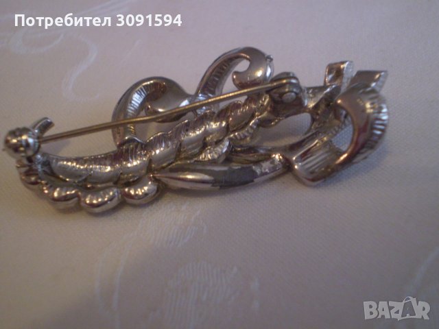 Стара брошка с марказити, снимка 7 - Антикварни и старинни предмети - 38754727