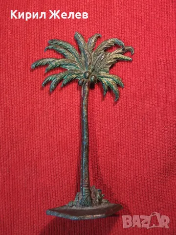 КРАСИВА ЕКЗОТИЧНА БРОНЗОВА ПАЛМА ДЕКОРАТИВНА СТАТУЕТКА 46829, снимка 12 - Статуетки - 46774476